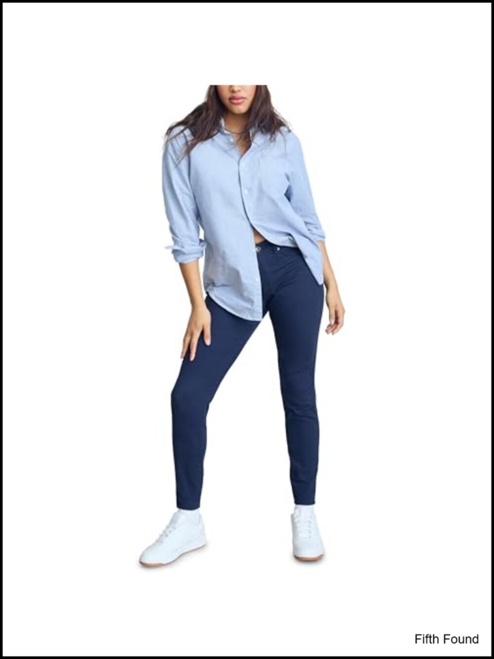 High Waisted Curvy Uniform Jegging Stretch Denim Skinny Legging